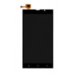Lcd With Touch Screen For Intex Cloud Breeze Black By - Maxbhi.com