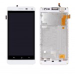 Lcd With Touch Screen For Intex Aqua Raze White By - Maxbhi Com