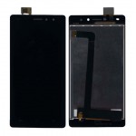 Lcd With Touch Screen For Lava A71 Black By - Maxbhi Com