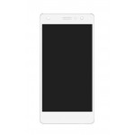 Lcd With Touch Screen For Lava A71 White By - Maxbhi.com