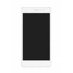 Lcd With Touch Screen For Lava A71 White By - Maxbhi.com