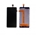 Lcd With Touch Screen For Lyf Wind 6 Black By - Maxbhi Com