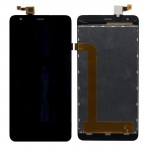 LCD with Touch Screen for Intex Aqua Life III Black