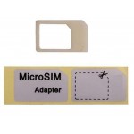 Sim Adapter For Apple iPhone Micro Sim to Regular Sim Black