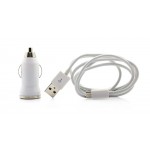 Car Charger for Croma CRXT1075 17.8cm Tablet - Dual-tone with USB Cable