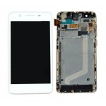 Lcd With Touch Screen For Micromax Canvas Knight 2 E471 White By - Maxbhi Com