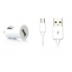 Car Charger for Lephone A3 with USB Cable