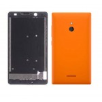 Full Body Housing For Nokia Xl Dual Sim Rm1030 Rm1042 Orange - Maxbhi.com