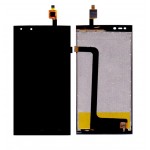 Lcd With Touch Screen For Micromax Canvas Fire 4g Q411 Black By - Maxbhi Com