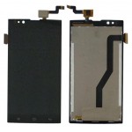 Lcd With Touch Screen For Micromax Canvas Blaze 4g Plus Q414 Black By - Maxbhi Com