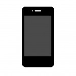 Lcd With Touch Screen For Karbonn Smart A66 Black By - Maxbhi.com