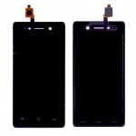 Lcd With Touch Screen For Lava A52 Black By - Maxbhi Com