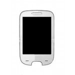 Lcd With Touch Screen For Spice M5500 White By - Maxbhi.com