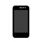 Lcd With Touch Screen For Intex Aqua V 3g White By - Maxbhi.com