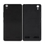 Back Panel Cover For Lenovo A6000 Black - Maxbhi Com