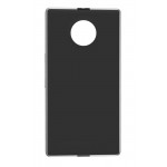 Back Panel Cover For Yu Yuphoria Black Silver - Maxbhi.com