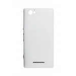Back Panel Cover For Sony Xperia M Dual With Dual Sim White - Maxbhi.com