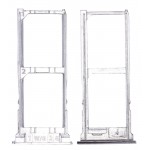 Sim Card Holder Tray For Lenovo Vibe Z K910 White - Maxbhi Com
