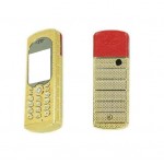 Full Body Housing For Goldvish 2011 Diamond Luxury Mobile Phone Gold - Maxbhi Com