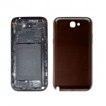 Full Body Housing For Samsung Galaxy Note Ii Cdma N719 Brown - Maxbhi Com