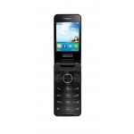 Back Panel Cover For Alcatel One Touch 2012d Black - Maxbhi.com