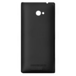 Back Panel Cover For Htc Windows Phone 8x Cdma Black - Maxbhi Com