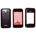 Back Panel Cover For Huawei Ascend Y210d Black - Maxbhi Com