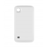 Back Panel Cover For Intex Aqua Flash White - Maxbhi.com