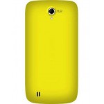 Back Panel Cover for Intex Cloud Y4 Plus - Yellow