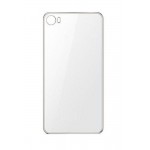 Back Panel Cover For Intex Aqua Glam White - Maxbhi.com