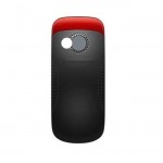 Back Panel Cover For Intex Nano Super Black Red - Maxbhi Com