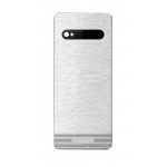 Back Panel Cover For Intex Platinum Cube White - Maxbhi.com