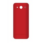 Back Panel Cover For Intex Platinum Dream Black Red - Maxbhi.com