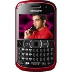 Back Panel Cover for Karbonn K30 - Black & Red