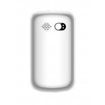 Back Panel Cover For Karbonn Kt83 Silver Touch White - Maxbhi.com