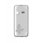 Back Panel Cover For Lemon Duo 339 Super Silver - Maxbhi.com