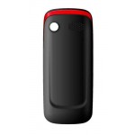 Back Panel Cover For Lemon Gc333 Black Red - Maxbhi.com