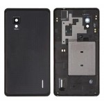 Back Panel Cover For Lg Optimus G F180s Black - Maxbhi Com