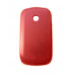 Back Panel Cover For Lg Wink Style T310 Black Red - Maxbhi.com