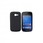 Back Case for Samsung Galaxy Fresh Duos S7392 with dual SIM Black
