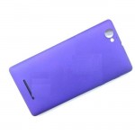 Back Case For Sony Ericsson Xperia M C1905 Rubberised - Maxbhi Com