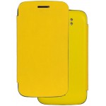 Flip Cover for Micromax A110Q Canvas 2 Plus Yellow