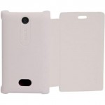Flip Cover For Nokia Asha 501 White By - Maxbhi Com