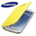 Flip Cover for Samsung Galaxy Note N7000 Yellow