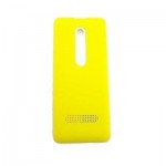 Back Panel Cover For Nokia 301 Dual Sim Yellow - Maxbhi.com