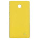 Back Panel Cover for Nokia X plus Dual SIM - Yellow