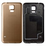 Back Panel Cover For Samsung Galaxy S5 Duos Smg900fd Gold - Maxbhi Com