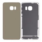Back Panel Cover For Samsung Galaxy S6 Edge Gold - Maxbhi Com
