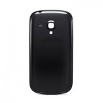 Back Panel Cover For Samsung I8200n Galaxy S Iii Mini With Nfc Black - Maxbhi.com