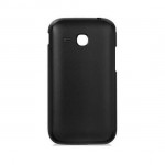 Back Panel Cover For Samsung Rex 60 C3310r With Single Sim Black - Maxbhi.com